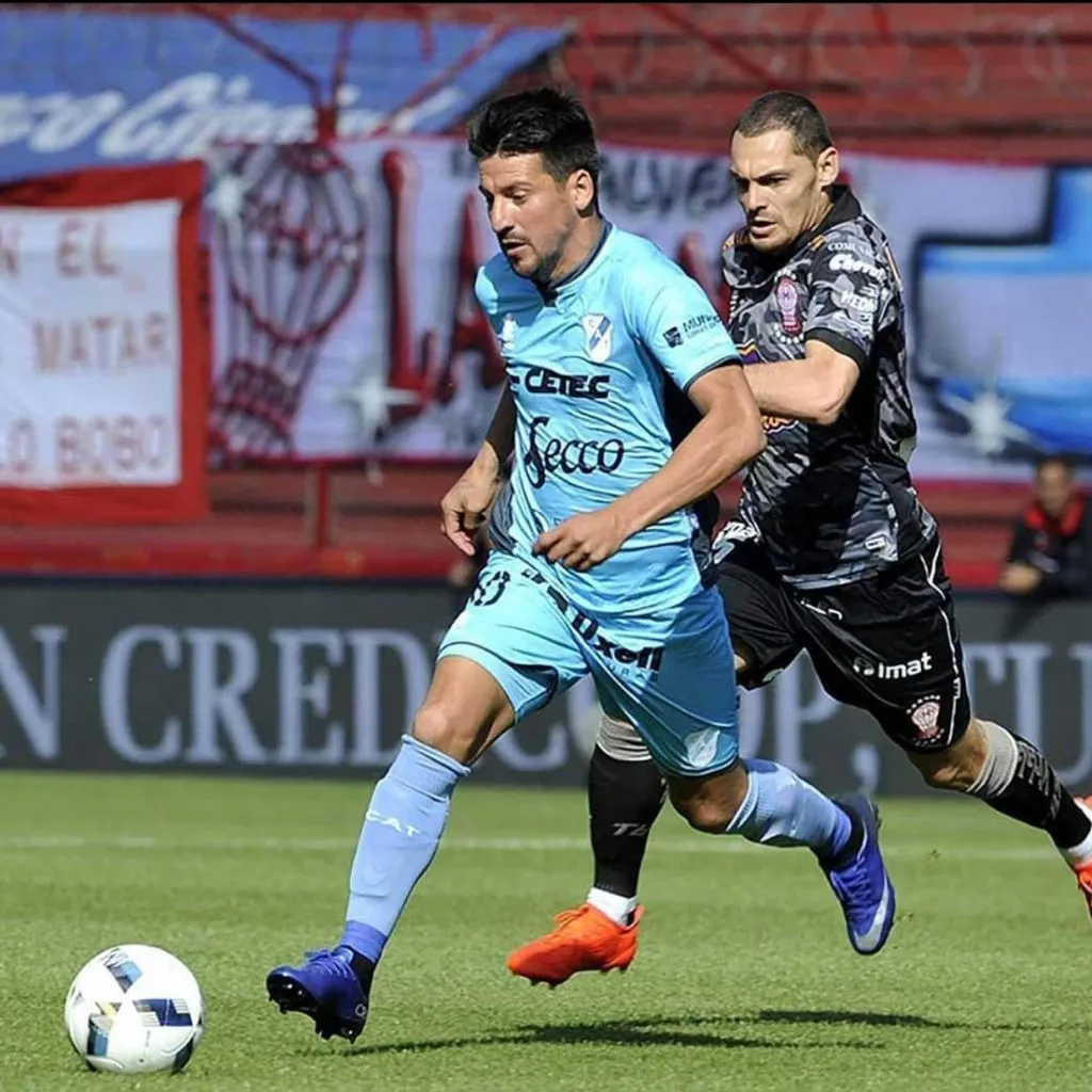 Cólzera en Temperley, un club que lo marcó. Foto IG.