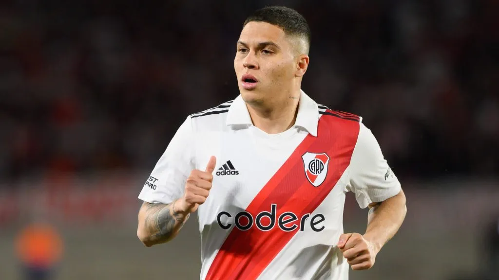 Quintero durante uno de sus pasos por River.