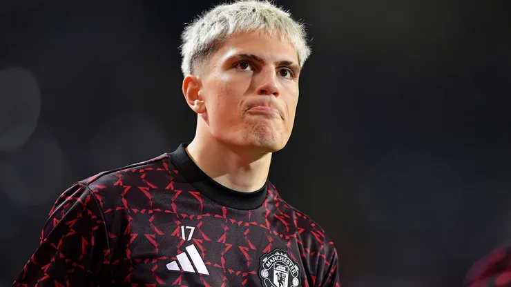 Alejandro Garnacho en el Manchester United