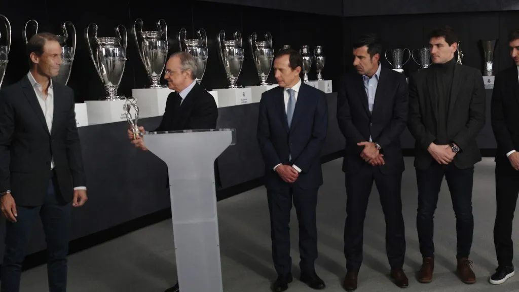 Rafael Nadal es socio de honor del Real Madrid.