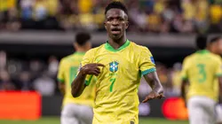 Vinícius Júnior, figura de la selección de Brasil.