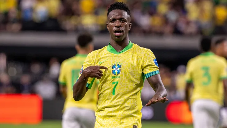 Vinícius Júnior, figura de la selección de Brasil.