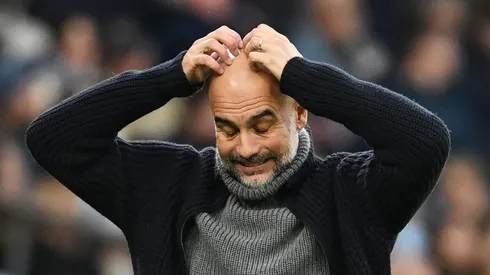 Pep Guardiola, el entrenador de Manchester City.