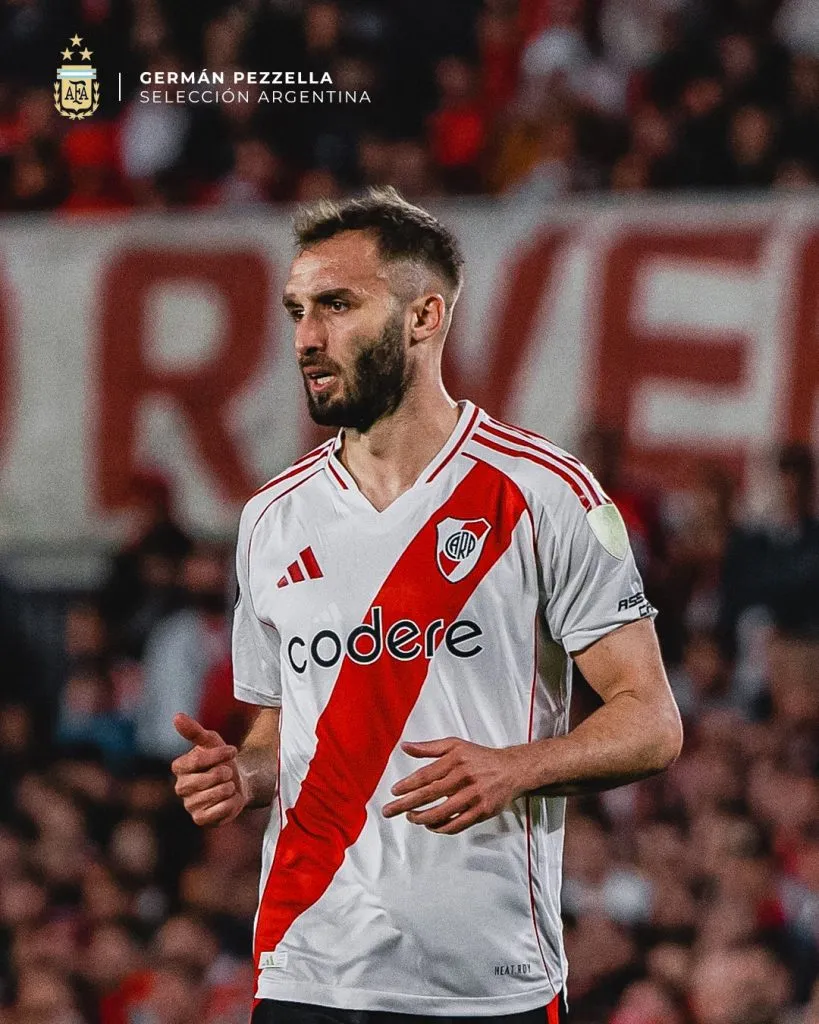 Pezzella viajó a Miami y se sumó a la Selección. (Foto: @RiverPlate).