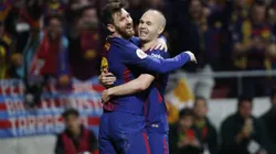 Lionel Messi y Andrés Iniesta