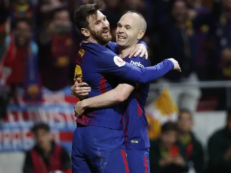 Messi y un emotivo mensaje a Iniesta tras su retiro: “La pelota te va a extrañar”