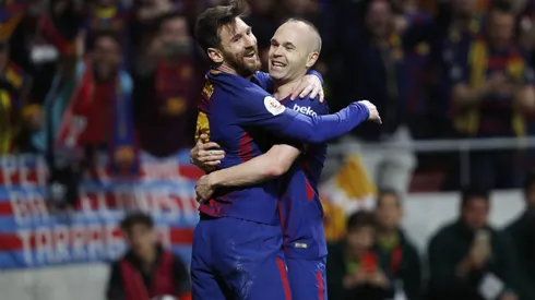 Lionel Messi y Andrés Iniesta