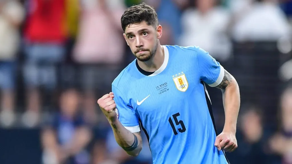 Federico Valverde en la Selección de Uruguay.
