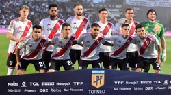Los once de River que salieron a jugar el partido.