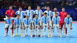 El plantel de Argentina en el Mundial de Uzbekistán 2024.