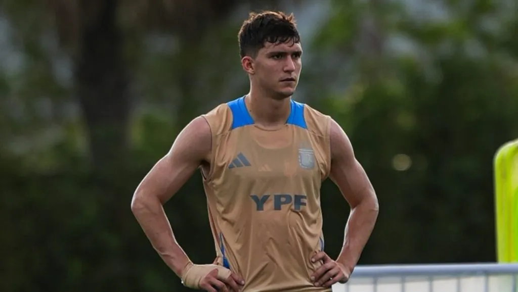 Leonardo Balerdi, jugador de la Selección Argentina.