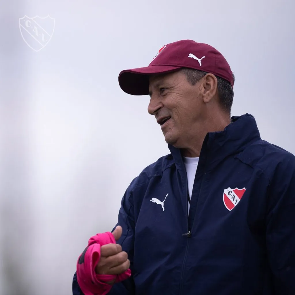 Pedro Monzón en Independiente. (Foto: Prensa Independiente).