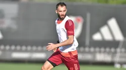 Germán Pezzella se lesionó en River.