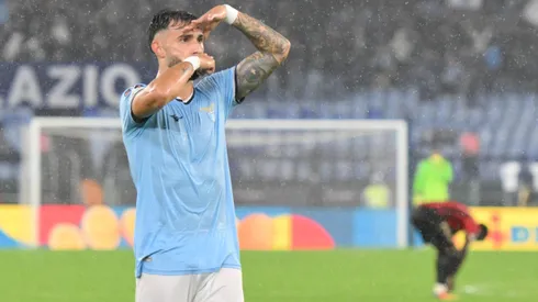 Valentín Castellanos marcó un doblete para Lazio.