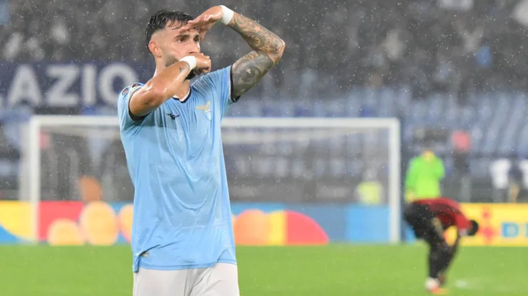 Valentín Castellanos marcó un doblete para Lazio.