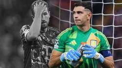 Harry Kane criticado en Alemania por no convertirle a Emiliano Martínez