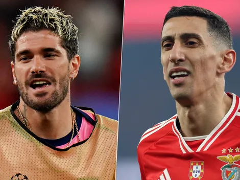 La situación que no se vio de De Paul y Di María en el Benfica vs. Atlético