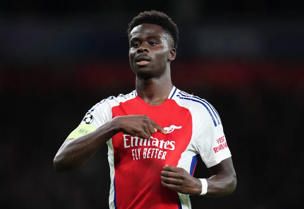 Bukayo Saka en Arsenal.
