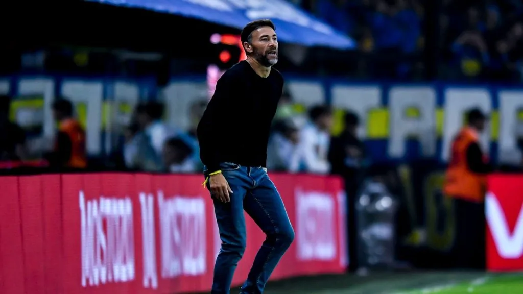 Kily González, en La Bombonera (Marcelo Endelli/Getty Images).