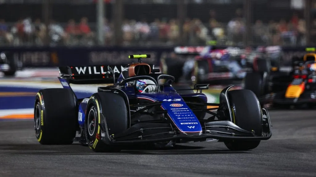 Colapinto, en el Gran Premio de Singapur (IMAGO / NurPhoto).