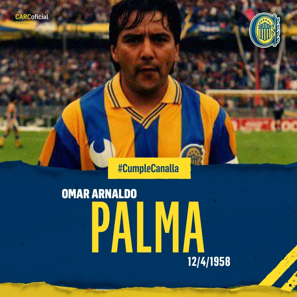 Omar Palma. (Foto: @RosarioCentral).