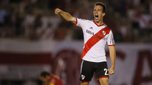 Federico Andrada con la camiseta de River.