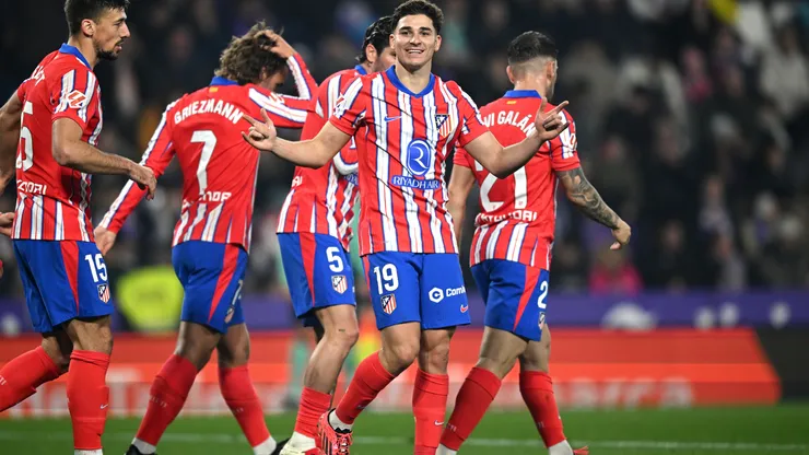 Julián Álvarez marcó para Atlético de Madrid.