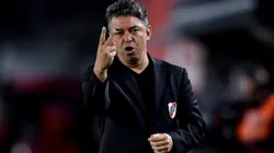 La fuerte reacción de Gallardo cuando le preguntaron por Enzo Pérez y Juanfer Quintero: "Respetemos"