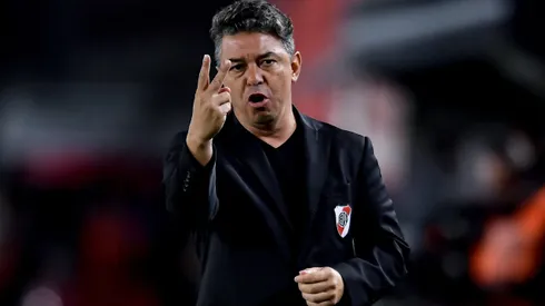 La fuerte reacción de Gallardo cuando le preguntaron por Enzo Pérez y Juanfer Quintero: "Respetemos"