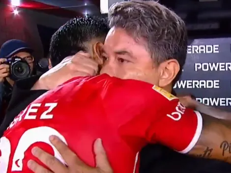 Así fue el reencuentro de Enzo Pérez con Marcelo Gallardo y los jugadores de River