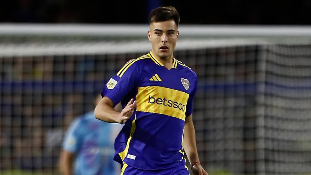 Aaron Anselmino, defensor de Boca que podría irse a Chelsea a fin de año.