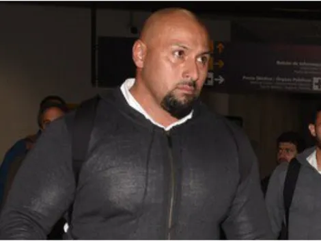 No se vio en TV: "La Roca", famoso seguridad de River, insultó a los hinchas tras la derrota contra Riestra