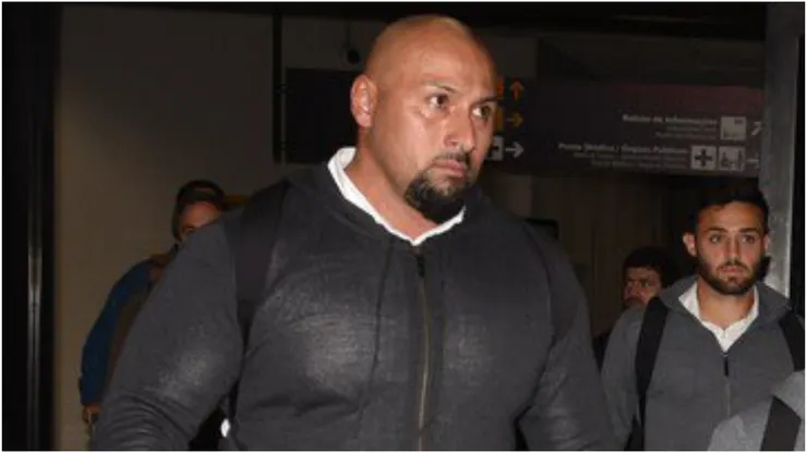 Diego Moreno, empleado de seguridad de River.
