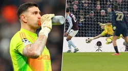 Dibu Martínez, el arquero de Aston Villa.