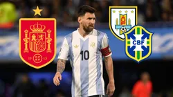 España espera que Argentina empate o pierda con Uruguay y Brasil para llegar a la cima del Ranking FIFA.