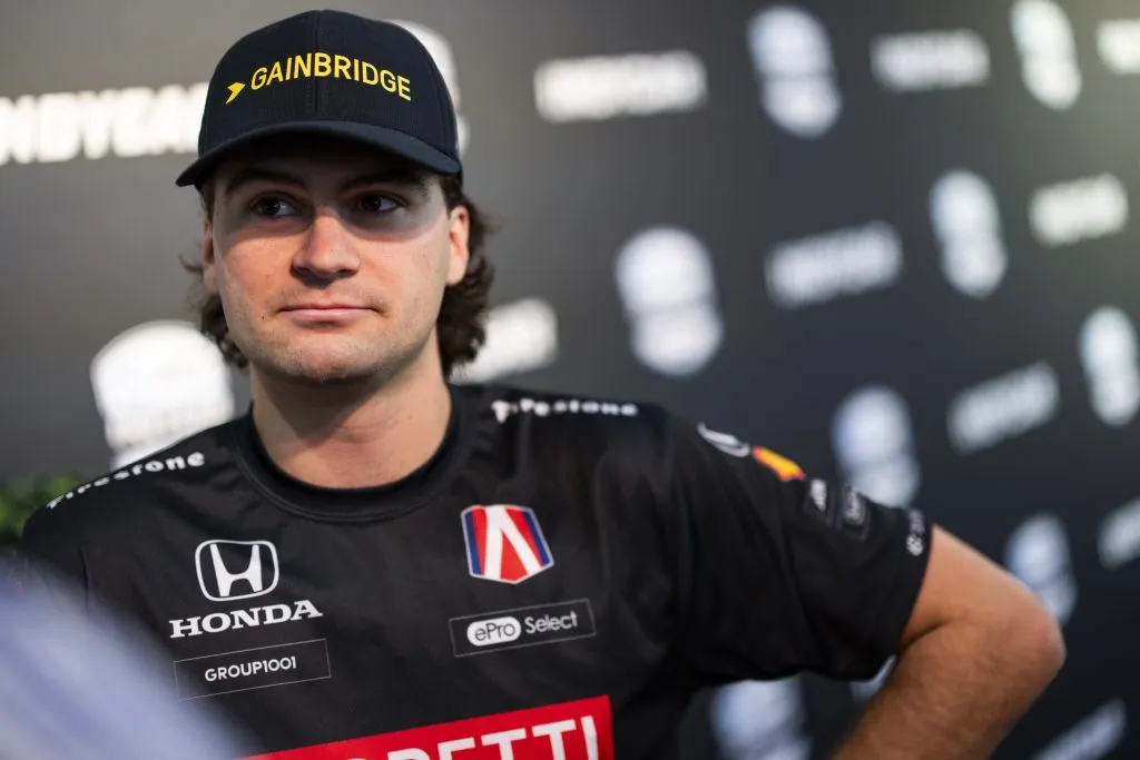 Colton Herta (24) es piloto de Andretti en Indycar, fue subcampeón y se perfila para la F1 con Cadillac. IMAGO