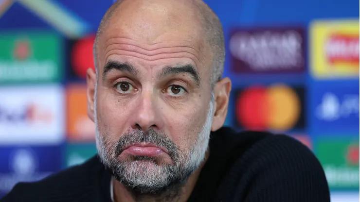 Pep Guardiola, el entrenador de Manchester City.