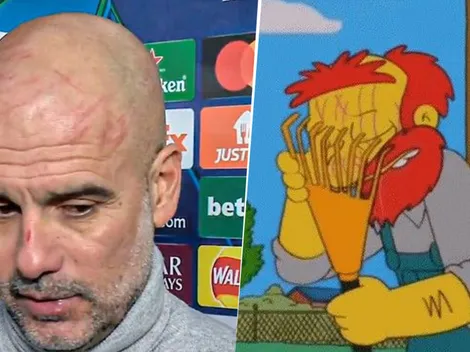 Los mejores memes de los arañazos de Guardiola tras el empate de Manchester City