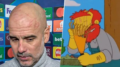 Los mejores memes de los arañazos de Guardiola tras el empate de Manchester City
