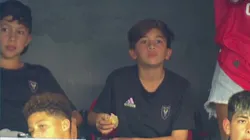 Thiago Messi fue a ver a Newell's: el motivo