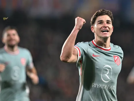 Julián Álvarez marcó un golazo para Atlético de Madrid en la Champions League