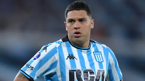 Juanfer Quintero durante su paso en Racing.