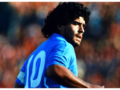 El homenaje de Napoli a Diego Maradona a cuatro años de su muerte