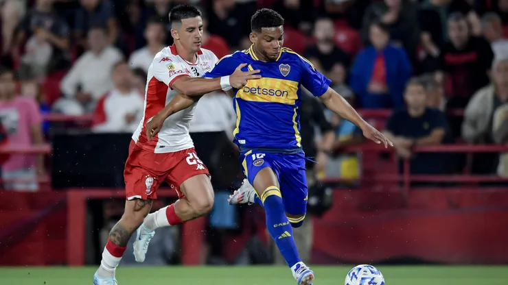 Frank Fabra volvió a ser titular en Boca.