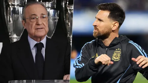 Florentino Pérez dijo que el Balón de Oro 2023 que se llevó Lionel Messi tendría que haberlo ganado Rodri Hernández.