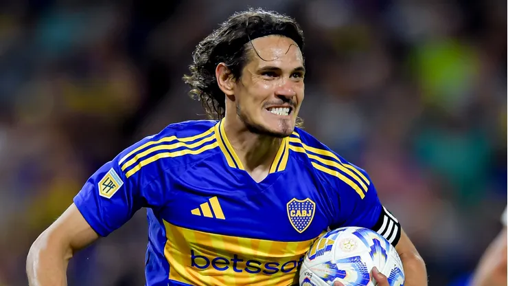 Edinson Cavani, delantero de Boca.