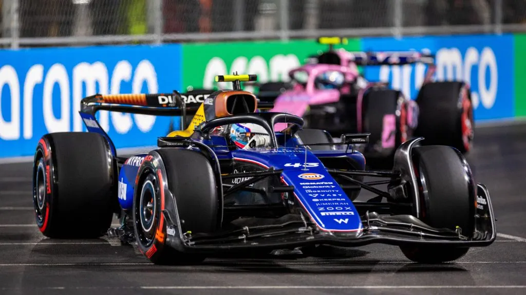 Franco Colapinto, durante su participación en el Gran Premio de Las Vegas.