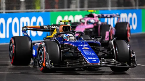 Franco Colapinto, durante su participación en el Gran Premio de Las Vegas.