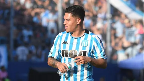 Juanfer Quintero, futbolista de Racing.