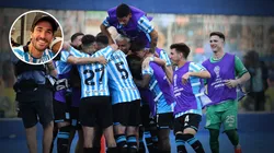 De Paul celebró la victoria de Racing.